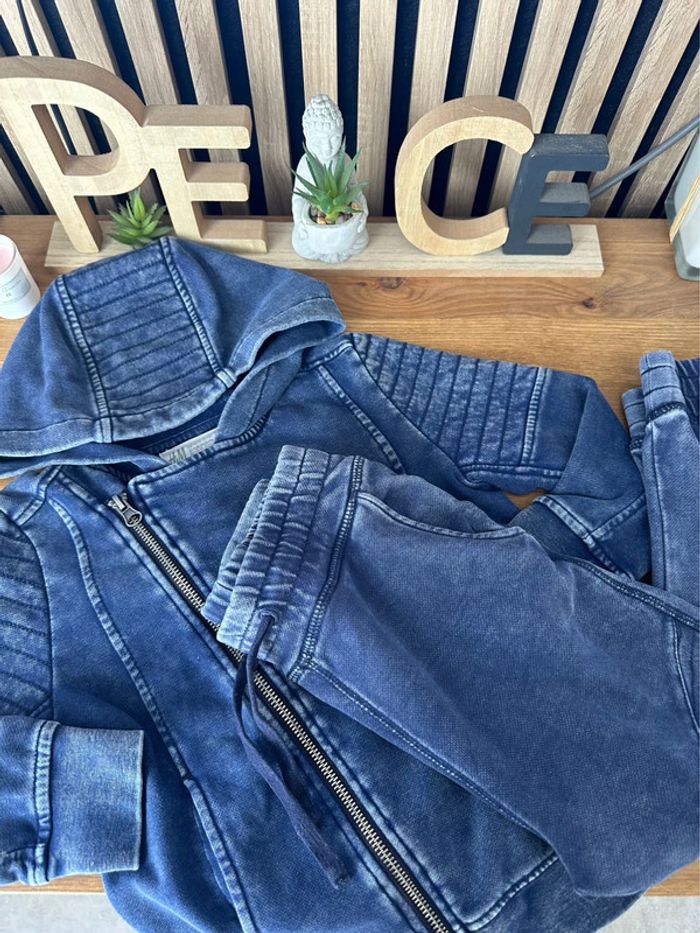 Ensemble avec veste à capuche H&M 4/6 ans