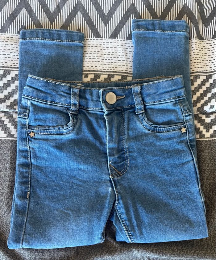 Jean slim coton fille 94cm verbaudet - photo numéro 3