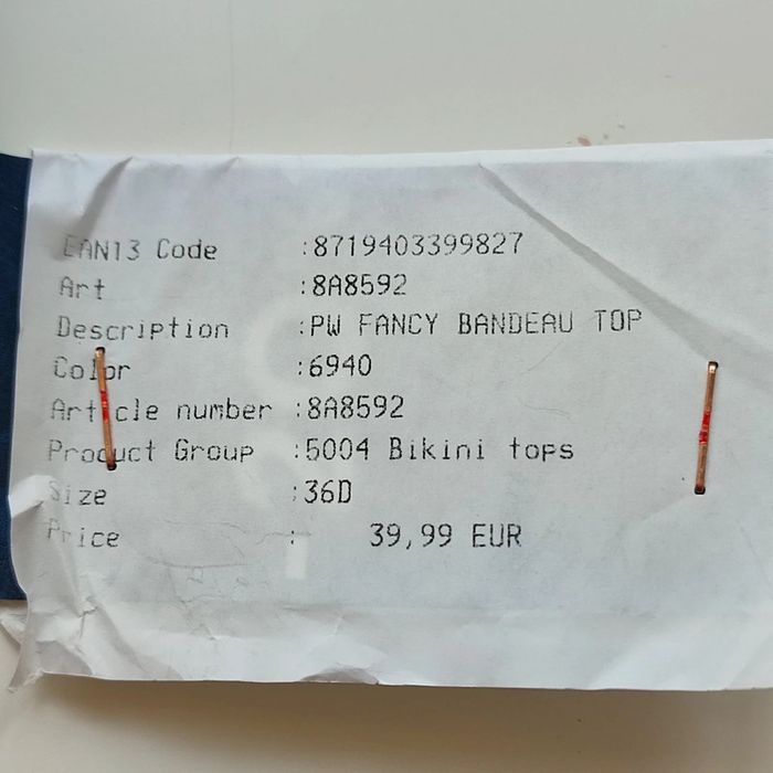 Haut de maillot de bain bleu et rose pour femme de taille 36 D, O'Neill - photo numéro 5