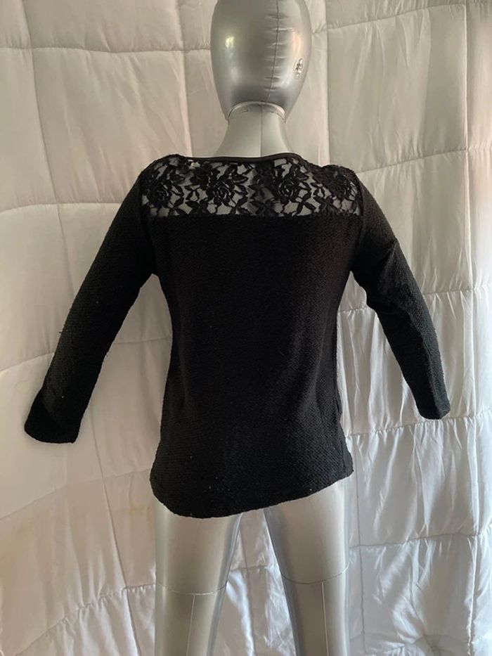 pull d'hiver sans marque noir taille M - photo numéro 2