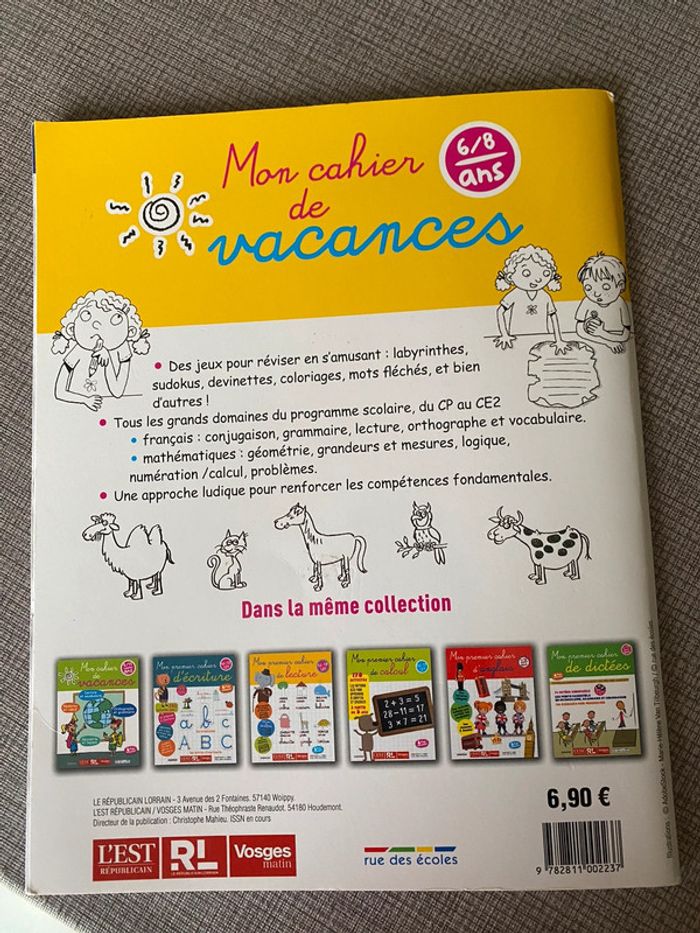 Cahier de vacances - photo numéro 2