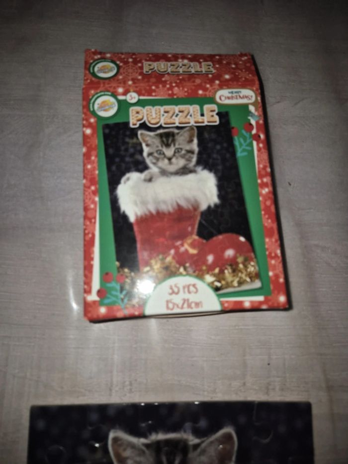 Puzzle chat noel - photo numéro 3