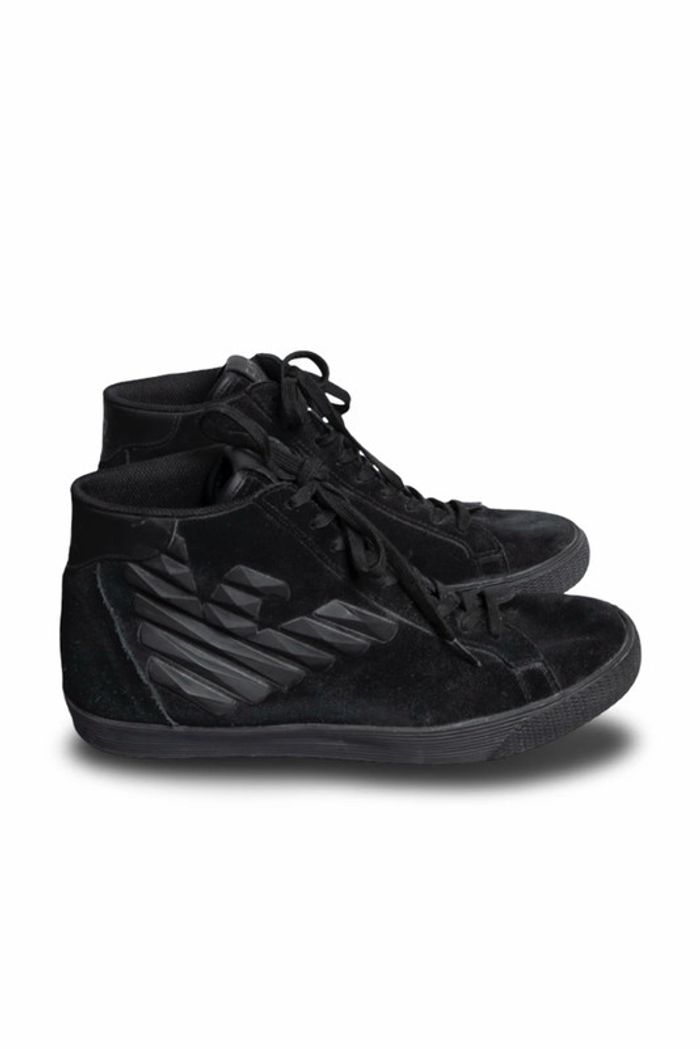 Baskets montantes suede EA7 Emporio Armani high-top sneakers Size 44 - photo numéro 7