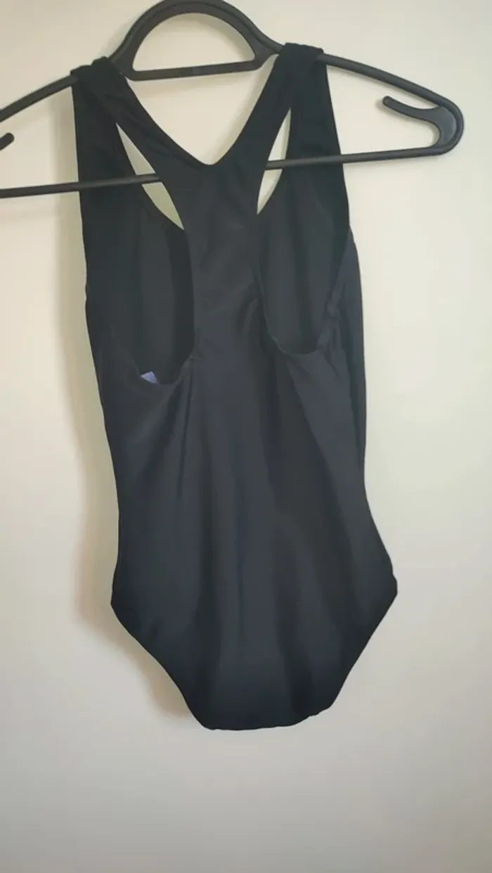 Lot de 2 maillots de bain 1 pièce noir natation - photo numéro 3