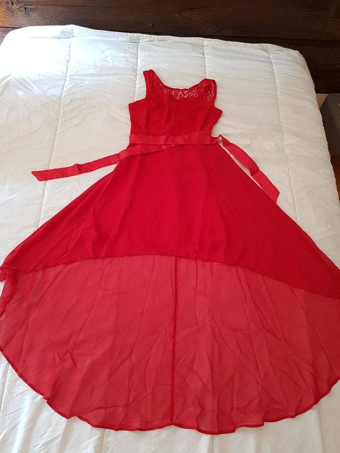 Robe rouge neuve T XS - photo numéro 3