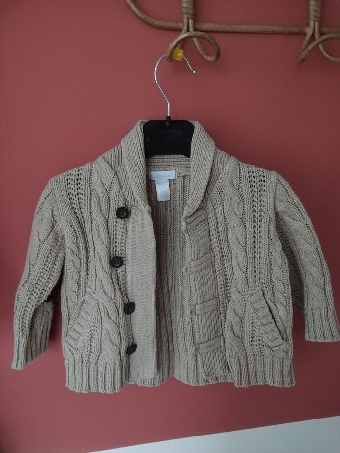 Gilet bébé garçon 6 mois Okaïdi Obaibi - photo numéro 2