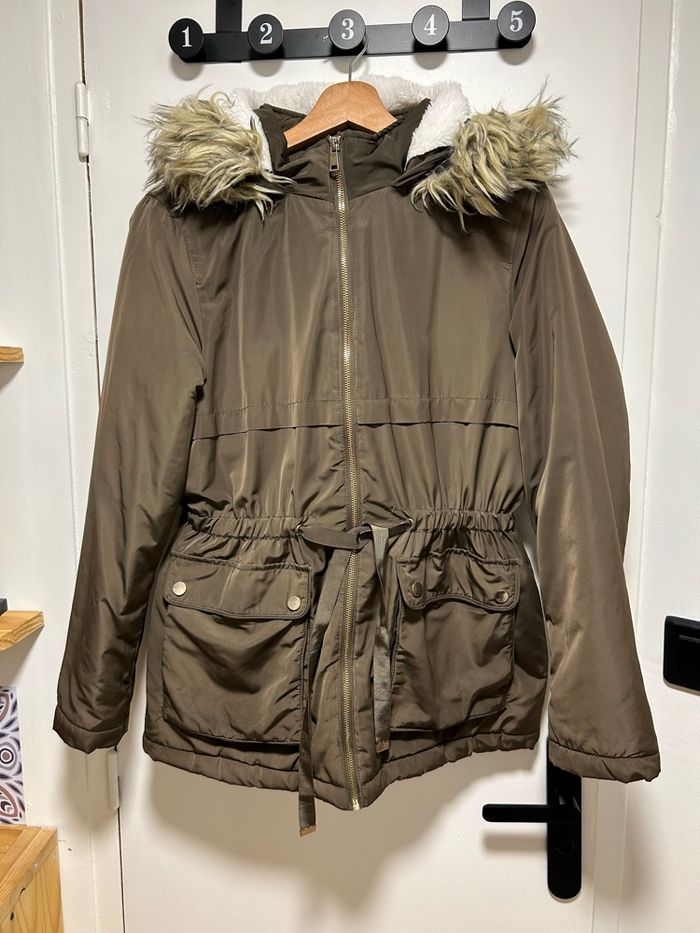 Manteau kaki Kiabi - photo numéro 5