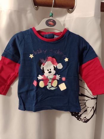 Tee-shirt Mickey Noël 🌲18 mois