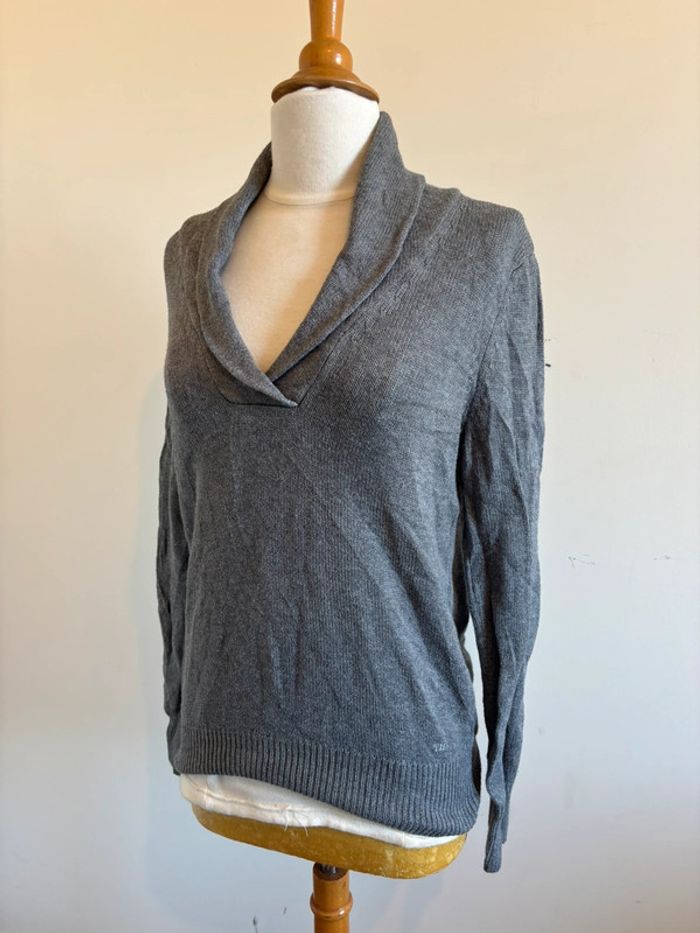 Pull gris Tommy Hilfiger taille M