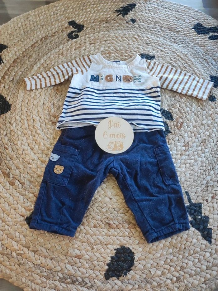 Ensemble bébé garçon 6 mois