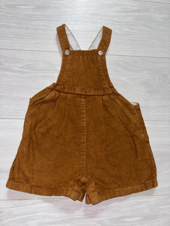 Salopette velours marron