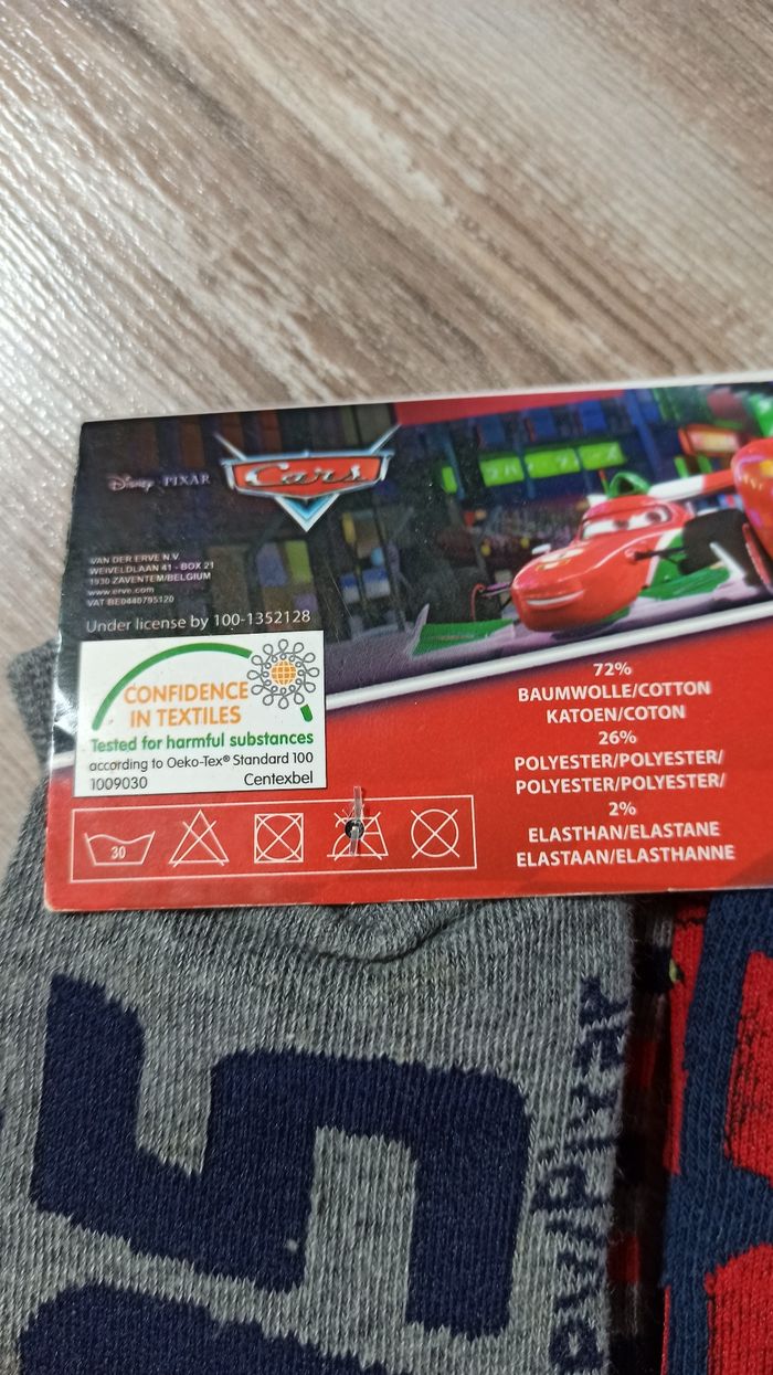 Lot chaussettes neuves cars 31 - 34 - photo numéro 3