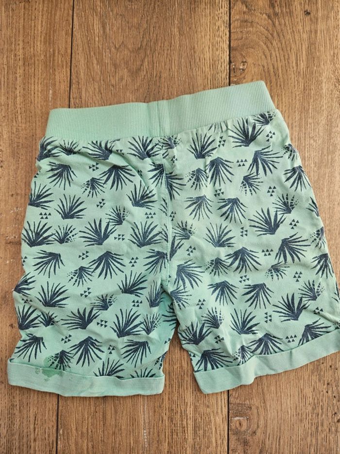 Short vert et bleu marine Lupilu 3-4 ans - photo numéro 4