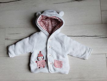 Vêtement bébé mixte garçon fille gilet blanc Tissaia 3 mois