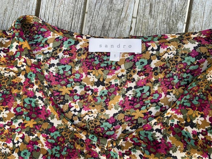 Robe fleurie Sandro T34 (229) - photo numéro 4