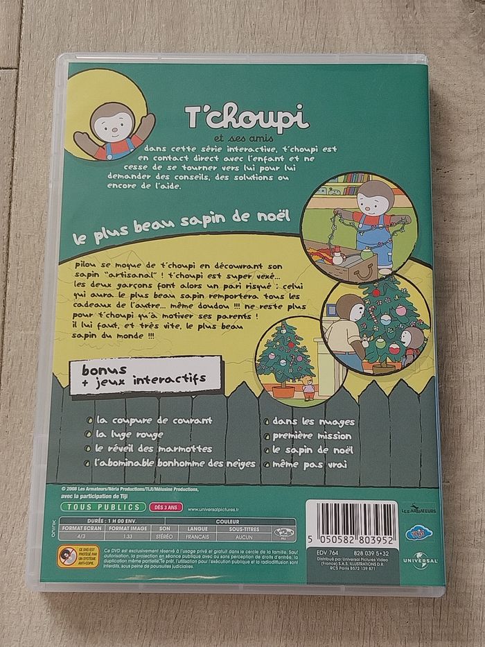 Dvd T'choupi et ses amis, le plus beau sapin de Noël - photo numéro 2