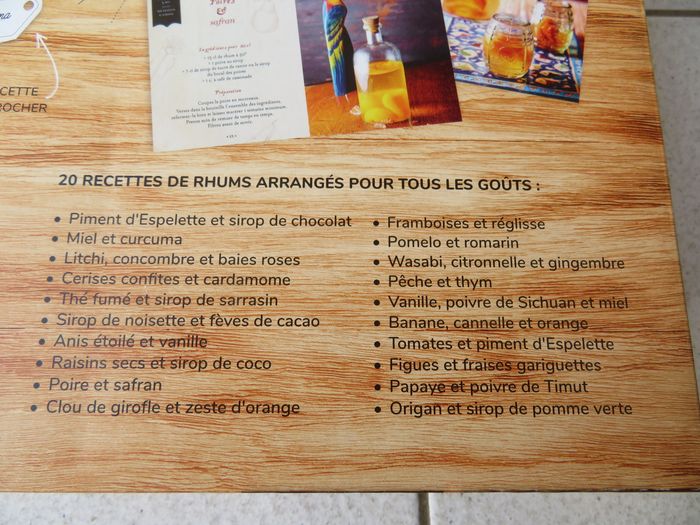 Superbe coffret Rhums arrangés - photo numéro 9