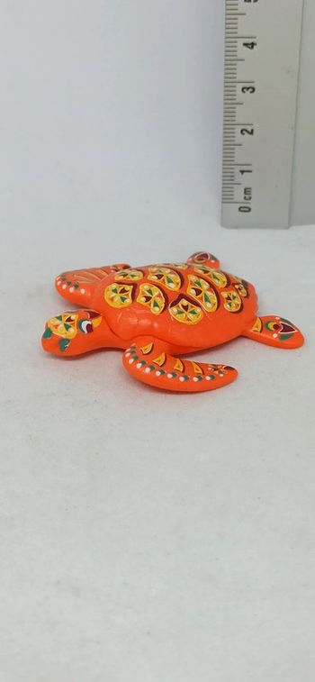 Grande tortue orange et colorée playmobil