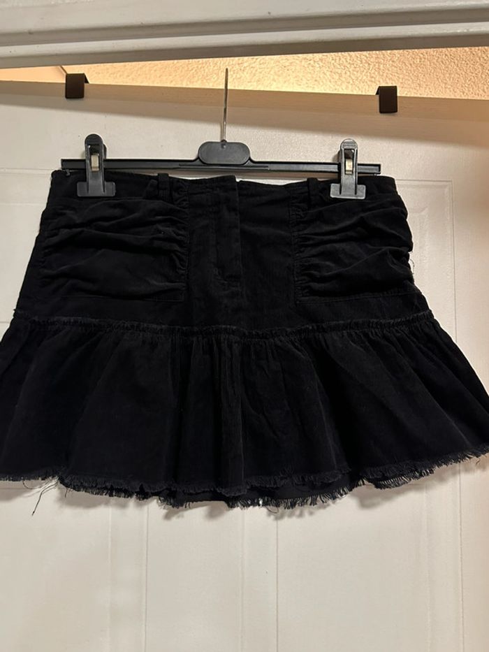 Mini Jupe en Velours Noir Taille 36/38 - photo numéro 4