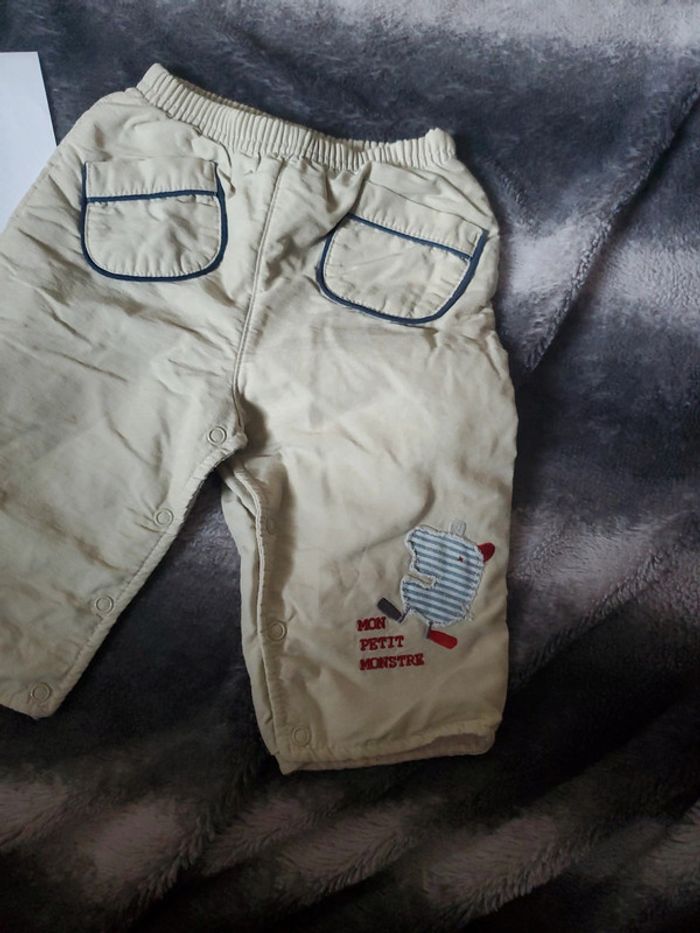 Pantalon 6 mois petit monstre - photo numéro 2