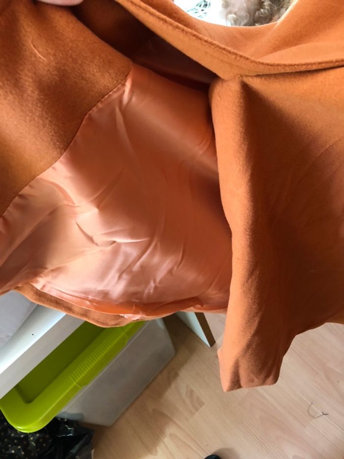 Beau manteau/duffle-coat camel caramel T. 44 TBE - photo numéro 4