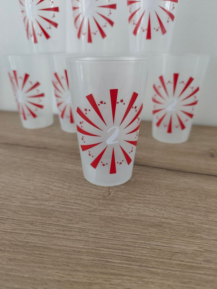 Gobelets anniversaire mariage baptême