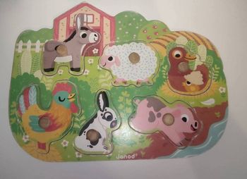 Puzzle janod animaux de la ferme