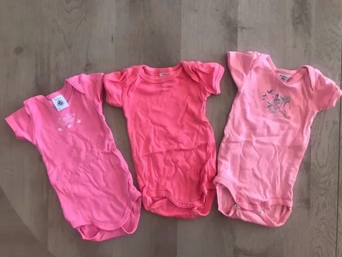 Lot de 6 bodies manches courtes Petit Bateau 3 mois - photo numéro 3