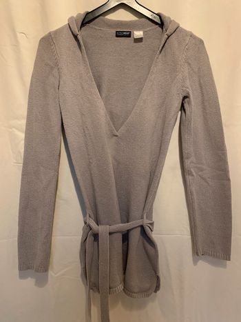 Pull tunique avec capuche