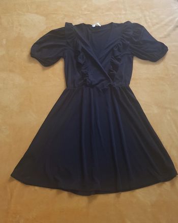 Robe demi manches courte cache coeur