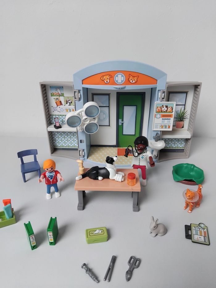 Playmobil Vétérinaire Coffre Transportable 🐱 - photo numéro 4