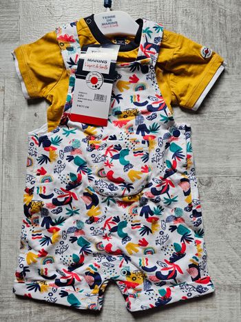 Ensemble 9 mois neuf terre de marin