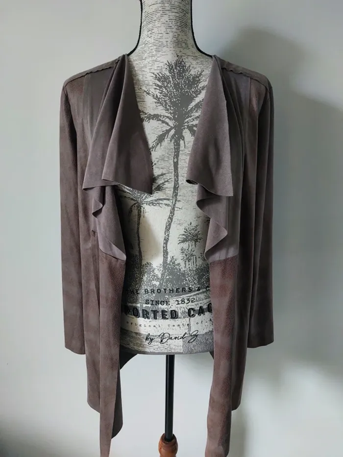 Veste fine marron - photo numéro 5