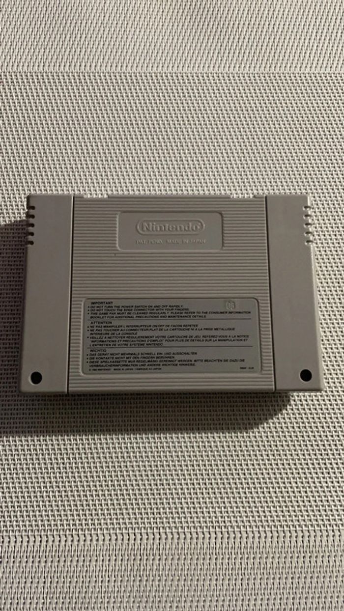 Super Soccer Jeu Super Nintendo - photo numéro 2