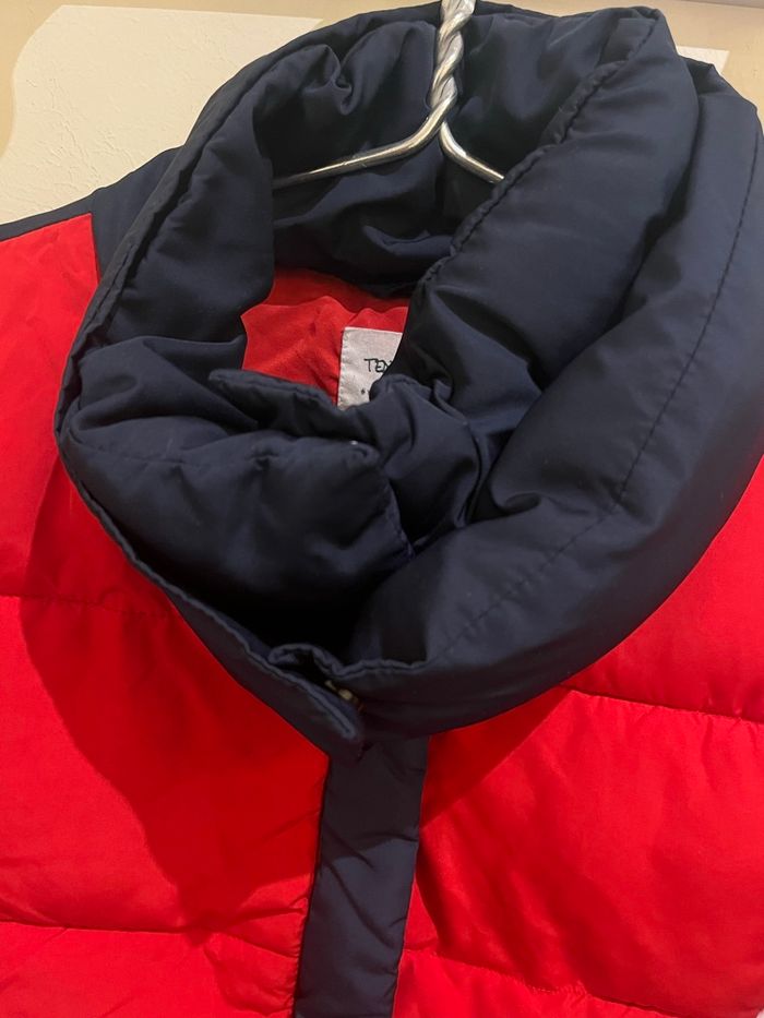 Doudoune bleu marine et rouge vicky teddy smith taille 12 ans - photo numéro 3