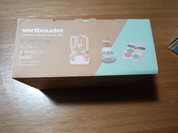 Coffret de 3 jouets d'éveil en bois - photo numéro 3