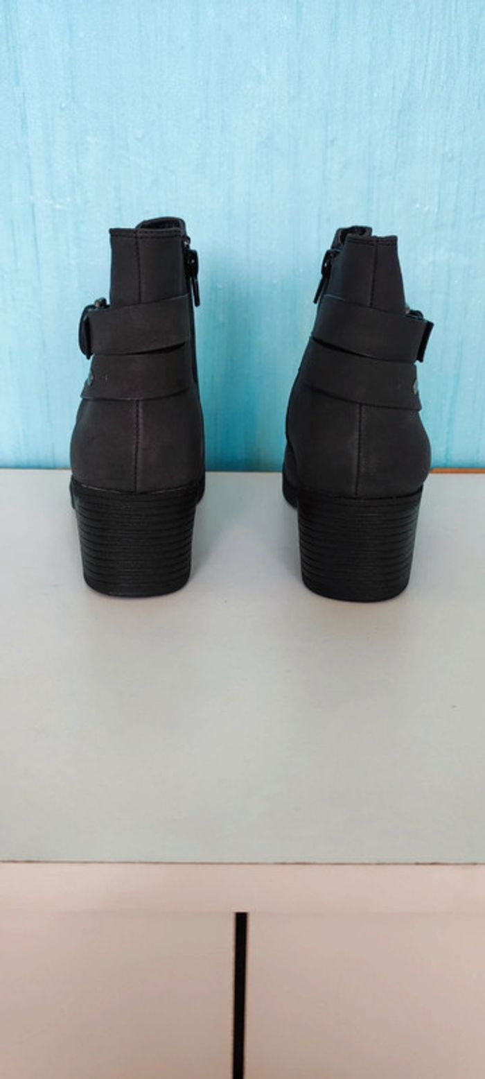 Bottines à talons nubuck 38 - photo numéro 6