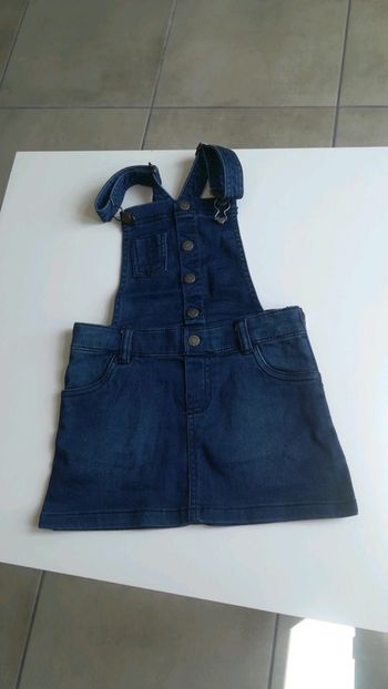 Salopette robe en jean