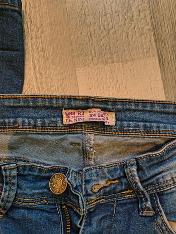 Jean taille basse , push up