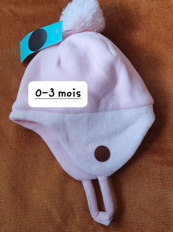 Bonnete fourré naissance