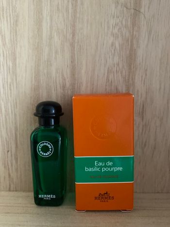 Hermès eau de basilic poupre 7,5 ml