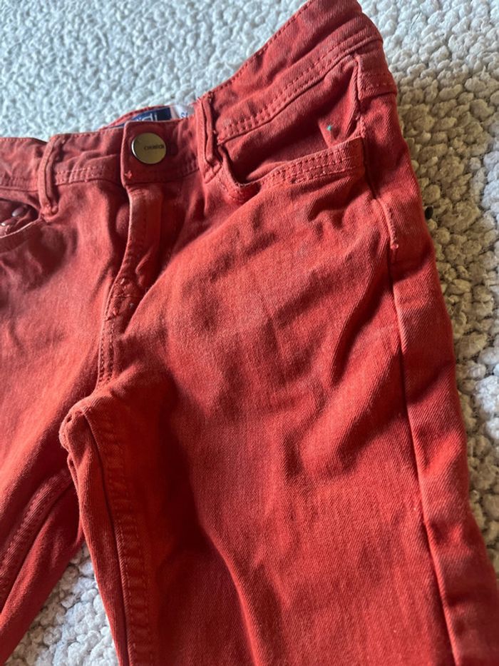 Jean Okaidi Slim rouge 3 ans - photo numéro 2