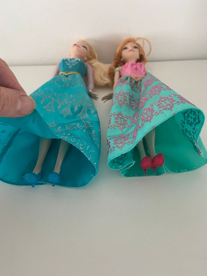 Lot 2 Poupées Disney Frozen - Anna & Elsa (La Reine des Neiges) - photo numéro 5