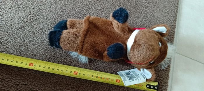 Marionnette cheval peluche salco - photo numéro 2