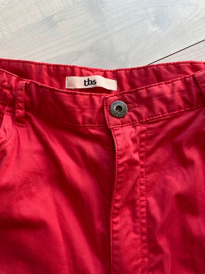 Pantalon rouge tbs taille 40 - photo numéro 3