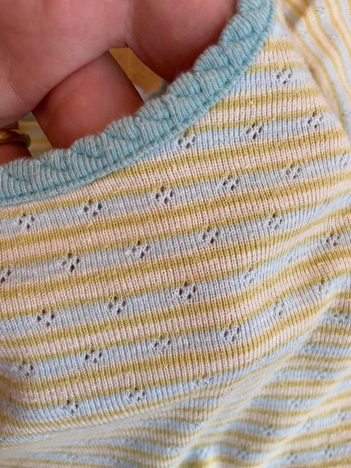 Duo de tee-shirt et débardeur Jacadi taille 6 ans vert et turquoise - photo numéro 11