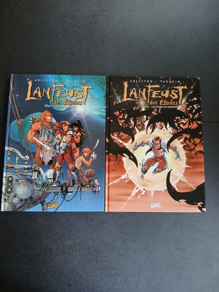 Lot de 2 bd lanfeust des etoiles 1 et 2,EO