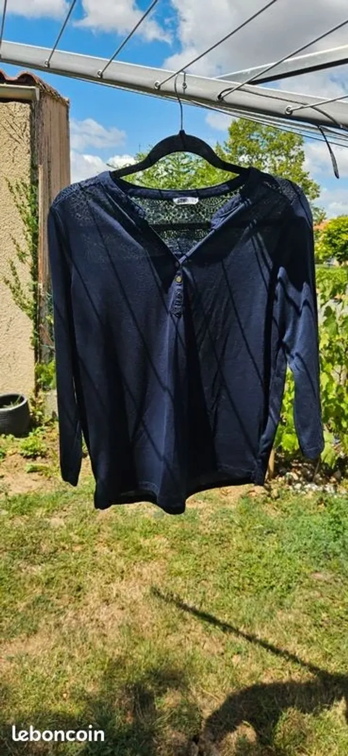Chemisier bleu Gémo - photo numéro 5