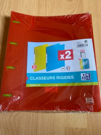 Lot de deux classeurs souples