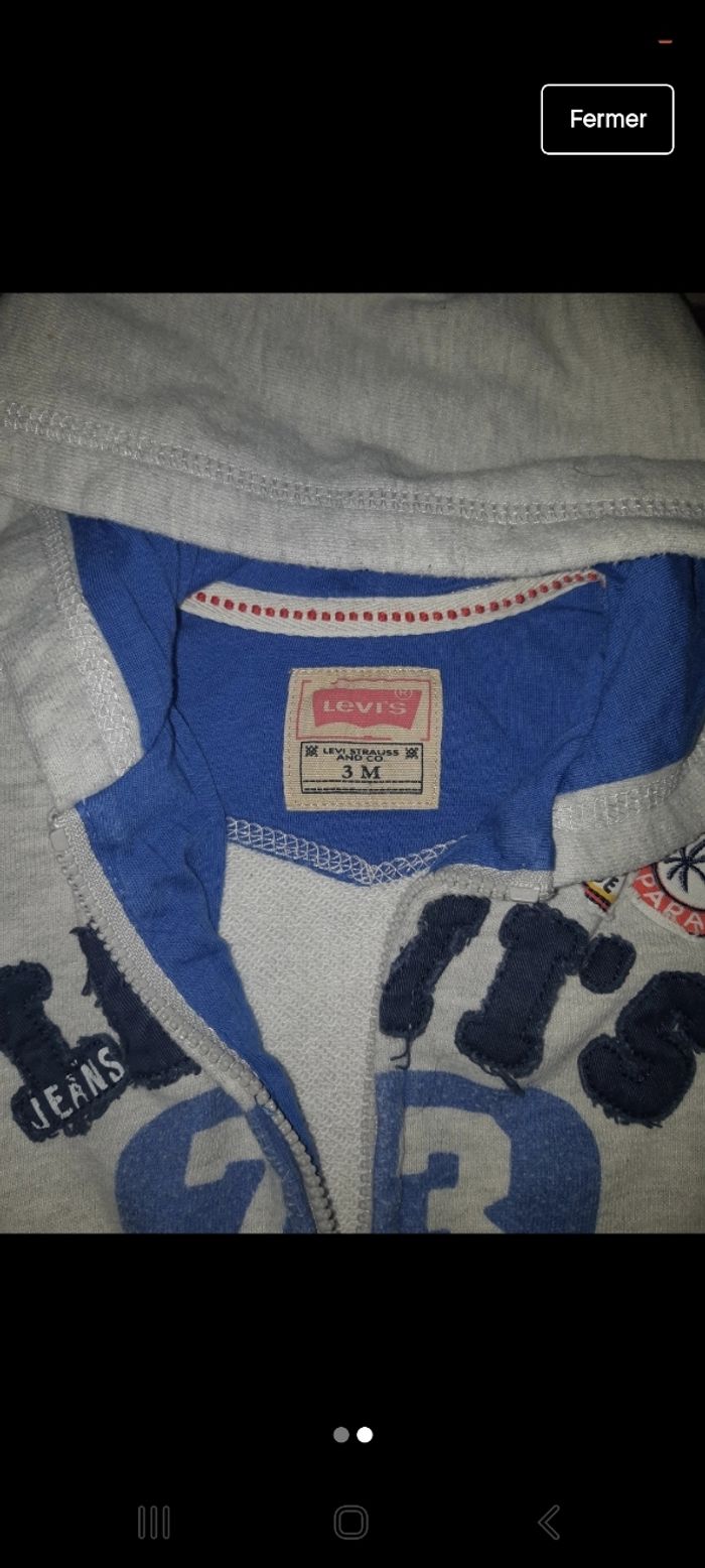 Gilet à capuche Levi's - photo numéro 2